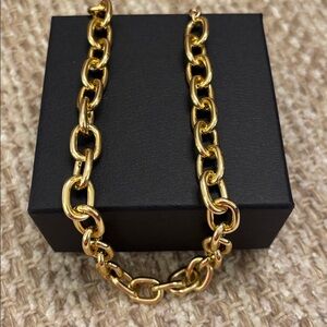 Elegant Gold Chain Adjustable Choker Fashion  Necklace